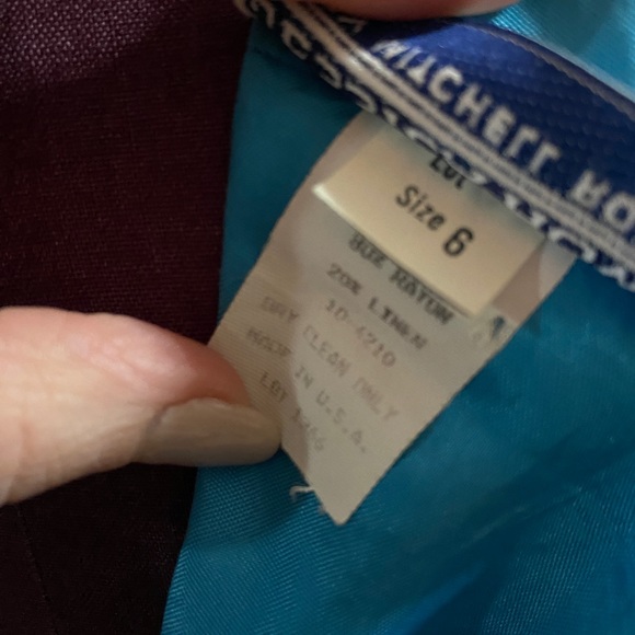 Vintage 80s Linen Jessica Howard Dress - Picture 9 of 9